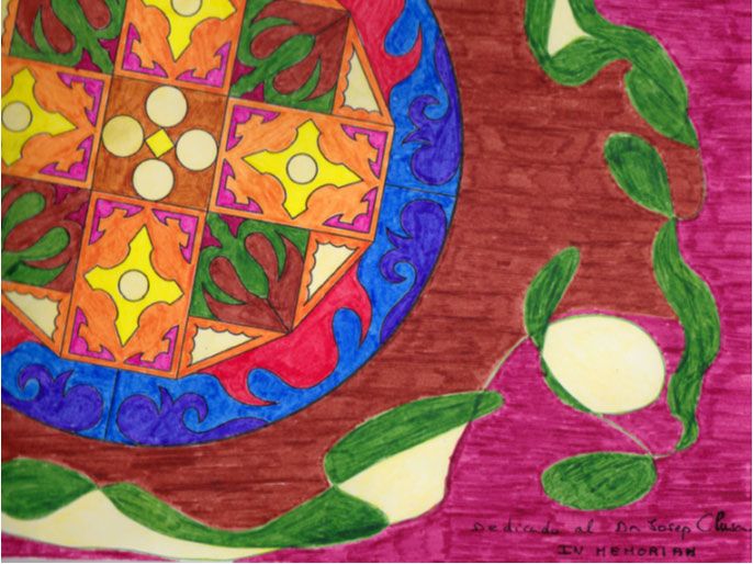 Mandala realitzada per usuaris del Centre Pi Molist