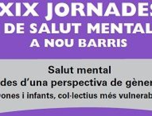 XIX JORNADES DE SALUT MENTAL A NOU BARRIS