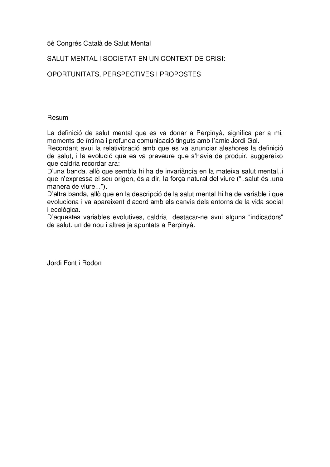 Jordi Font 5é CCSM. J. Gol