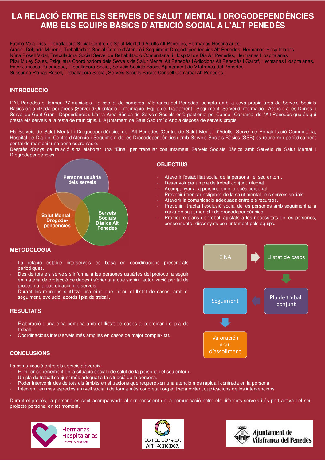 La relació entre els serveis de SM i drogodependències amb els equips basics d'atencio social