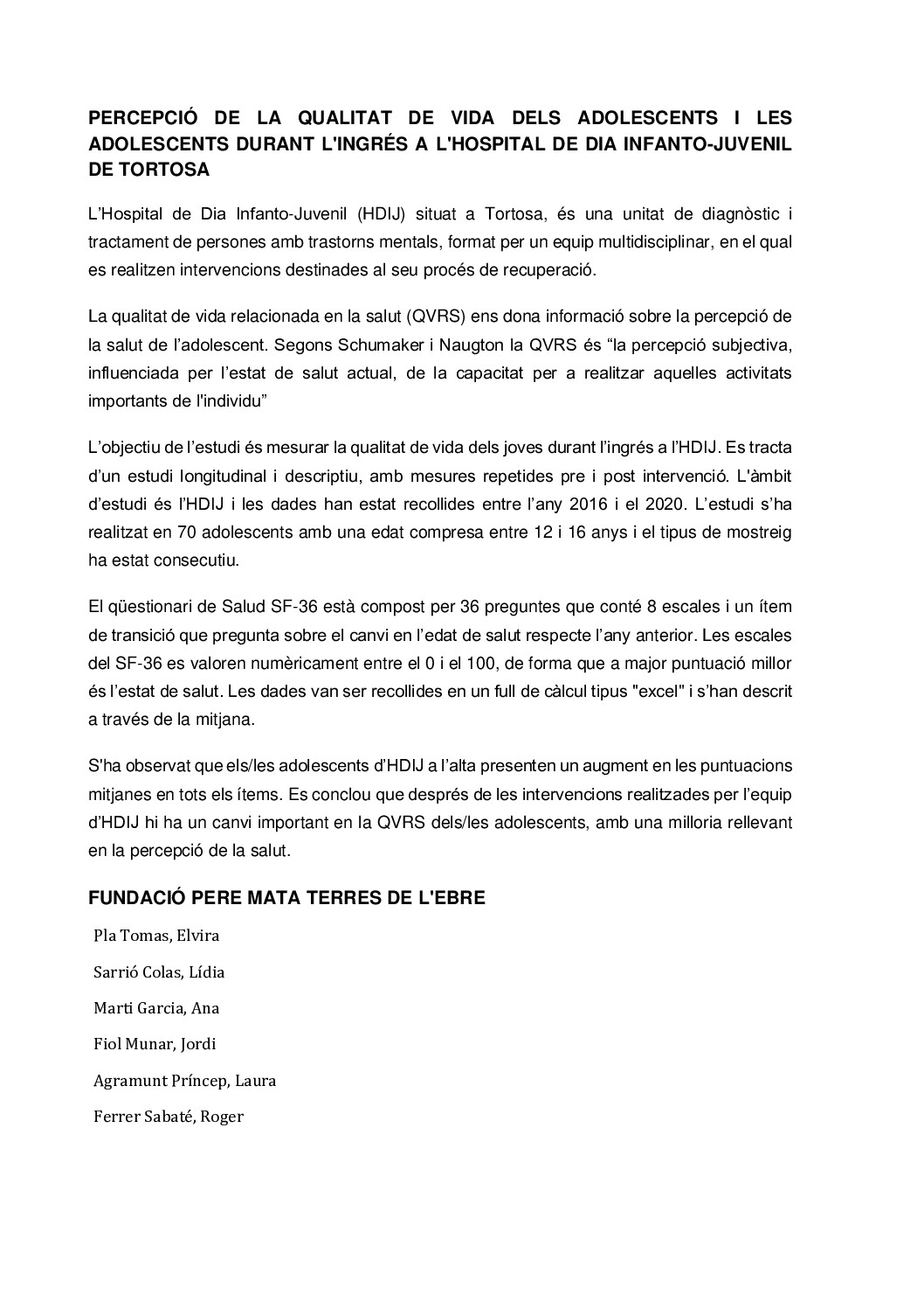 percepcio de la qualitat de vida dels adolescents (1)