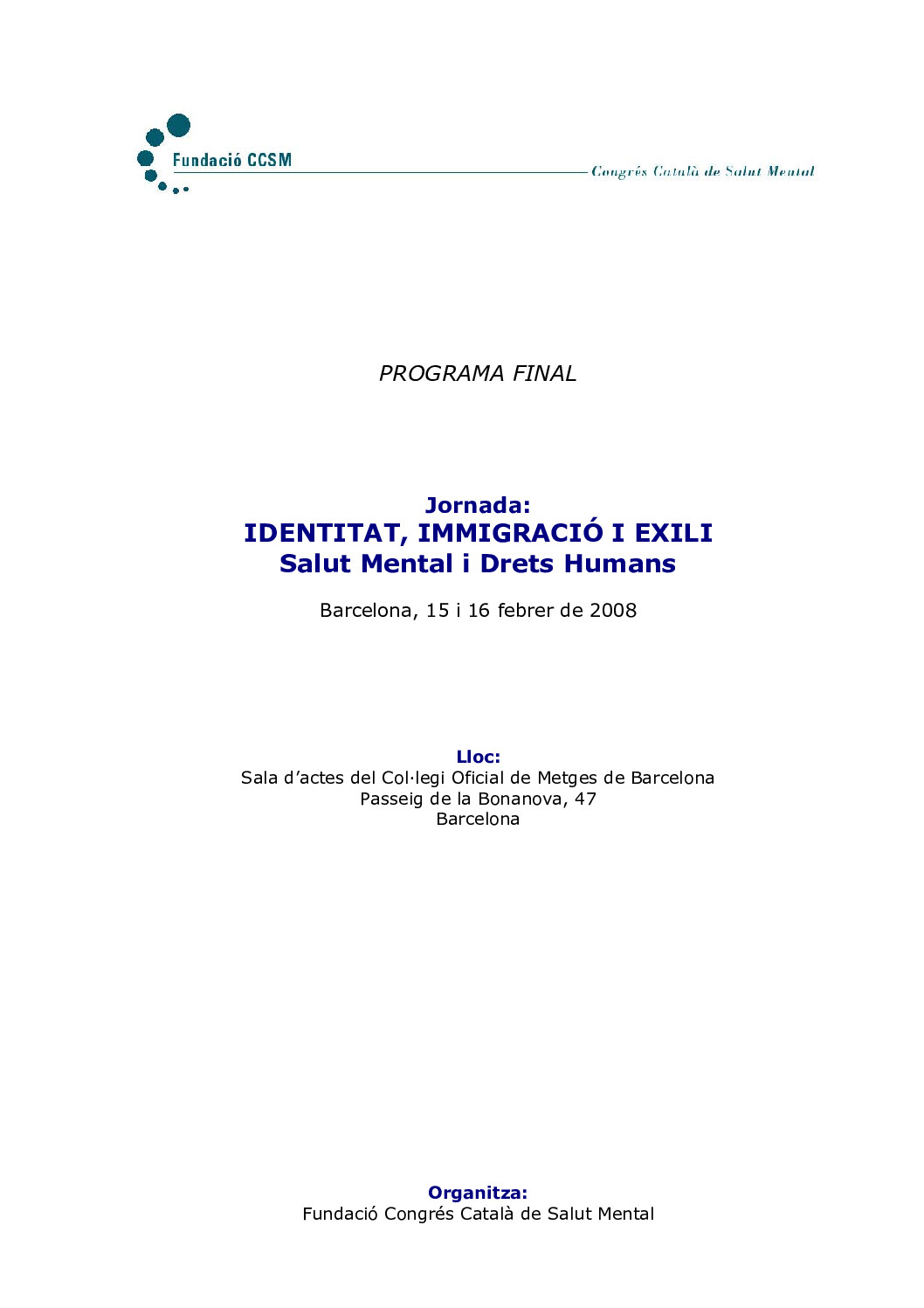 programajornadaidentidatmigracioexili2008