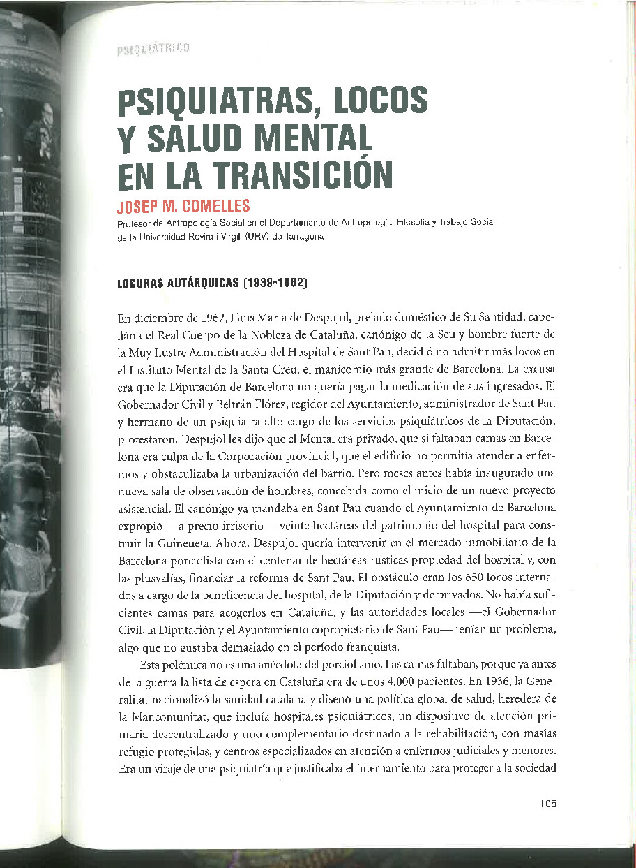 salut mental en la transicion