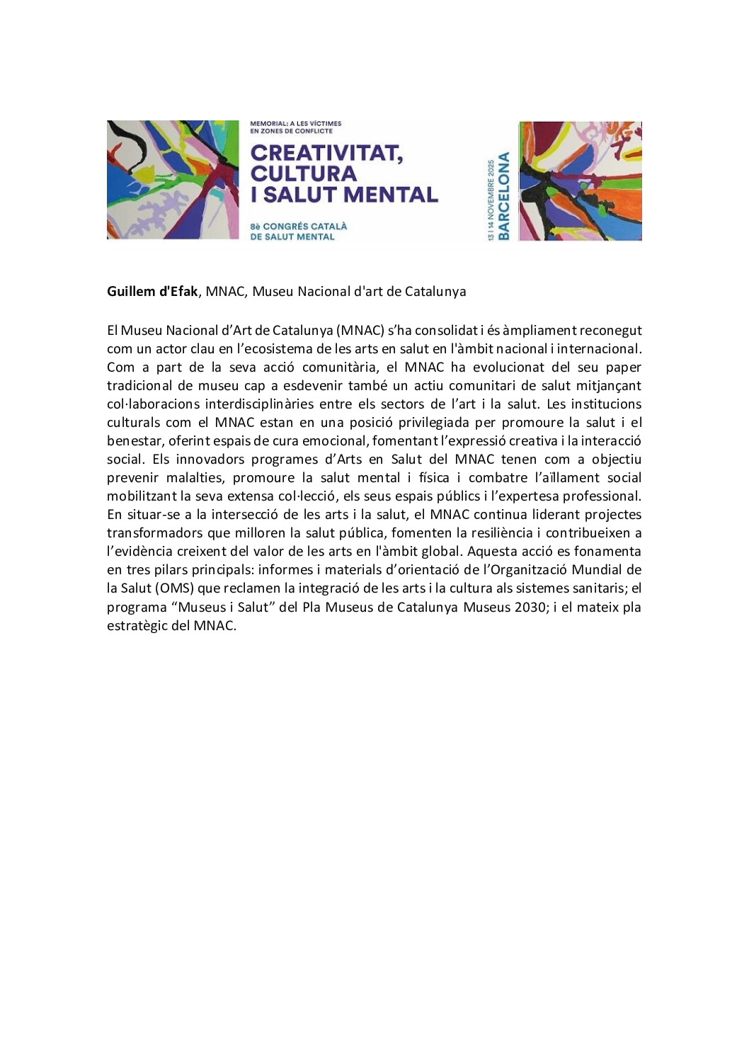 Projectes i escenaris de futur